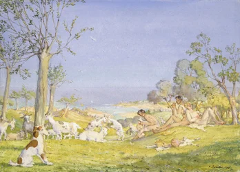 Landschap met Herders en Geiten, 1931